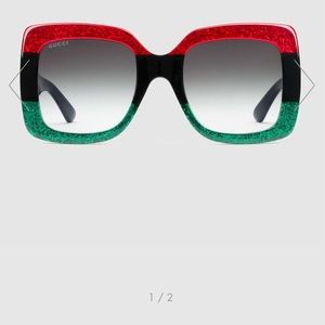 Gucci glass like new but used Authentic